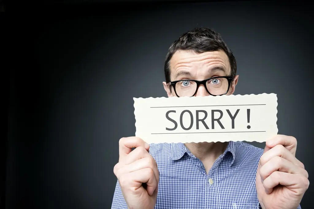 Habit of apologizing